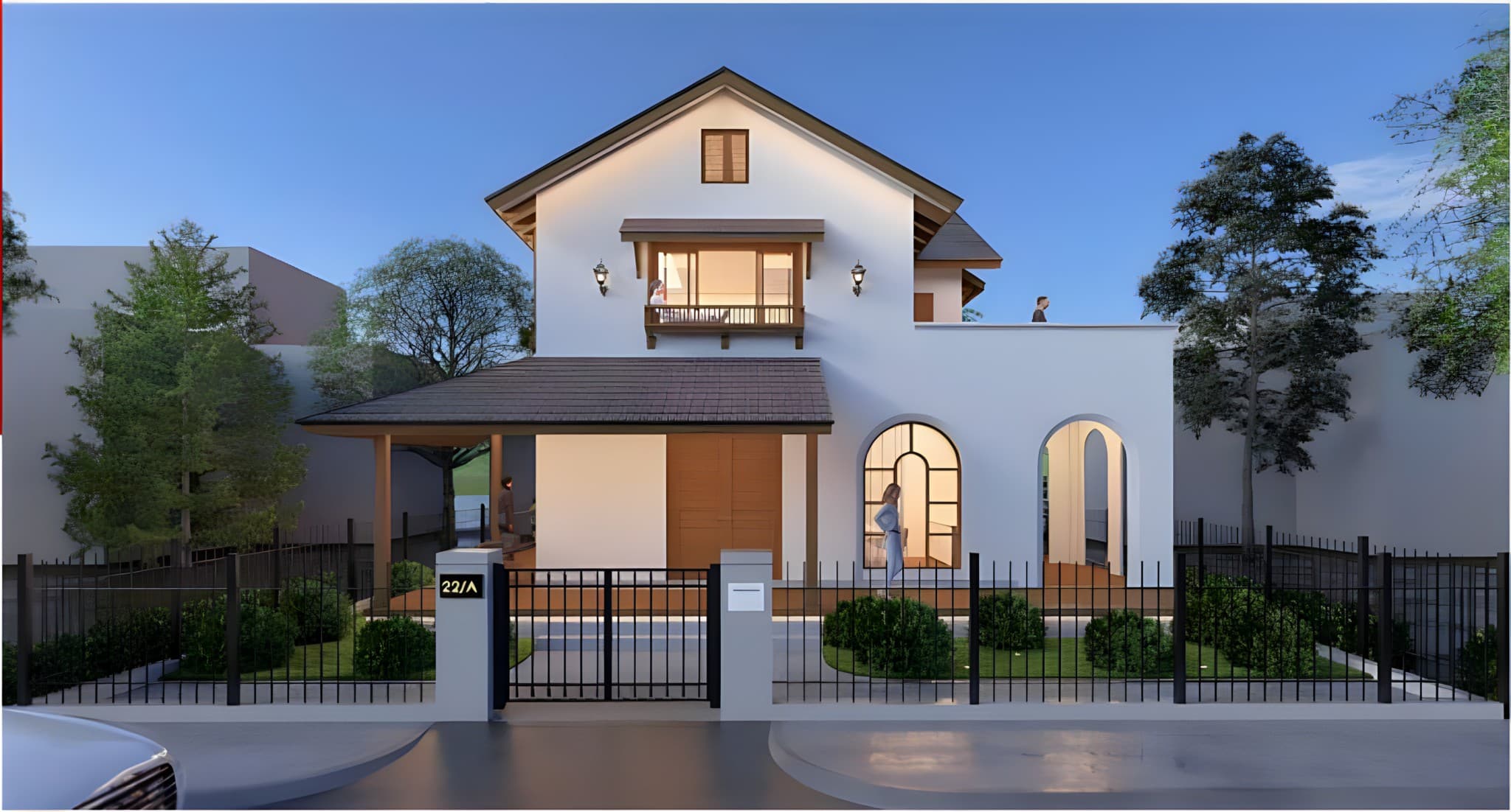 Render of the May Avenue vacation house